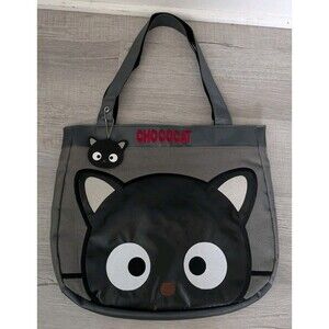 Chococat Sanrio Tote Bag Large Canvas Faux Leather